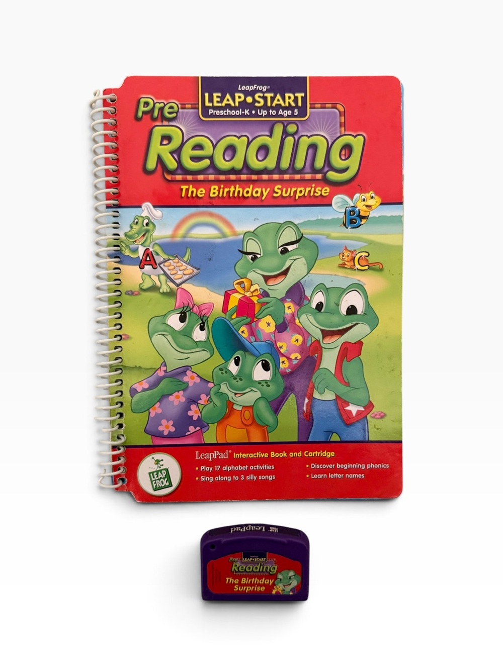 Pre-Reading The Birthday Surprise Preschool-K LeapPad Book & Cartridge Set